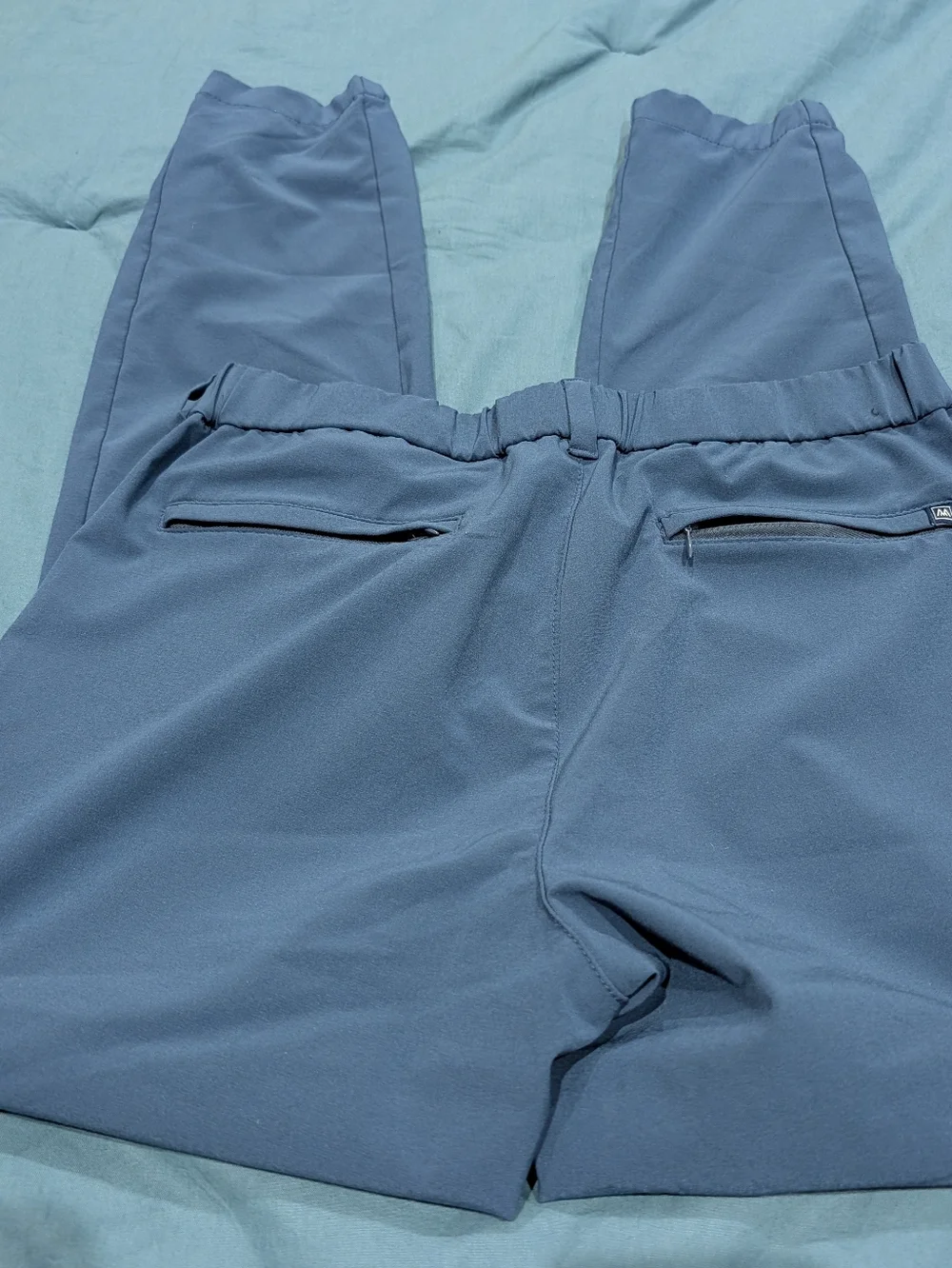 Mizzen+Main Helmsman Slim Joggers Blue 30W Golf Performance Pants Stretch Travel - Picture 7 of 15